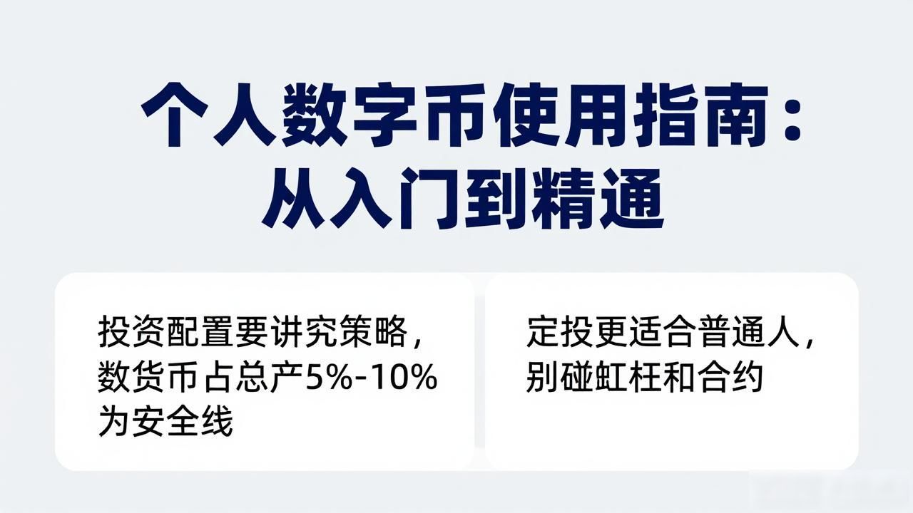 个人使用数字货币的实在方面_个人怎样使用数字货币_数字货币钱包选择要点