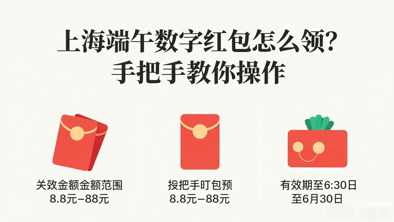 上海端午数字红包怎么领?手把手教你操作