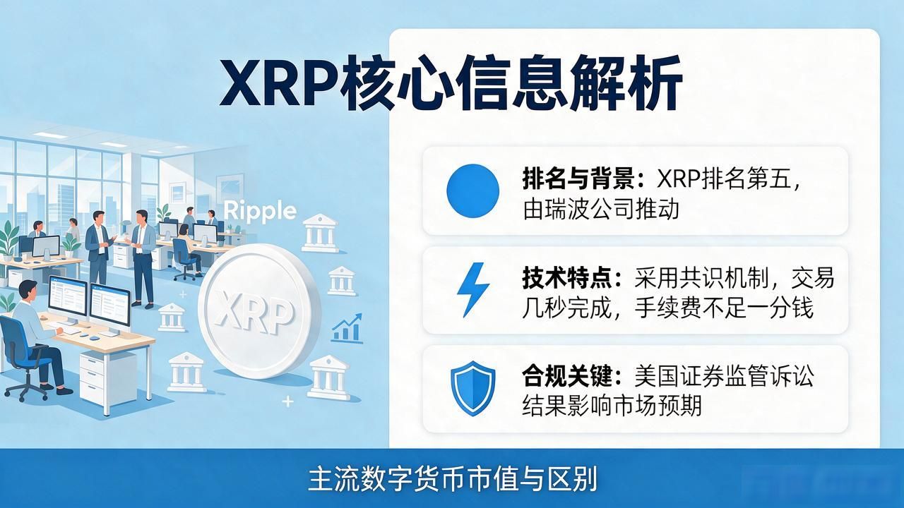 数字货币排名前十,一文看懂主流币市值与区别