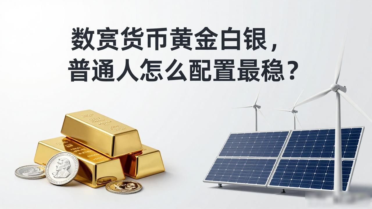 数字货币黄金白银，普通人怎么配置最稳？