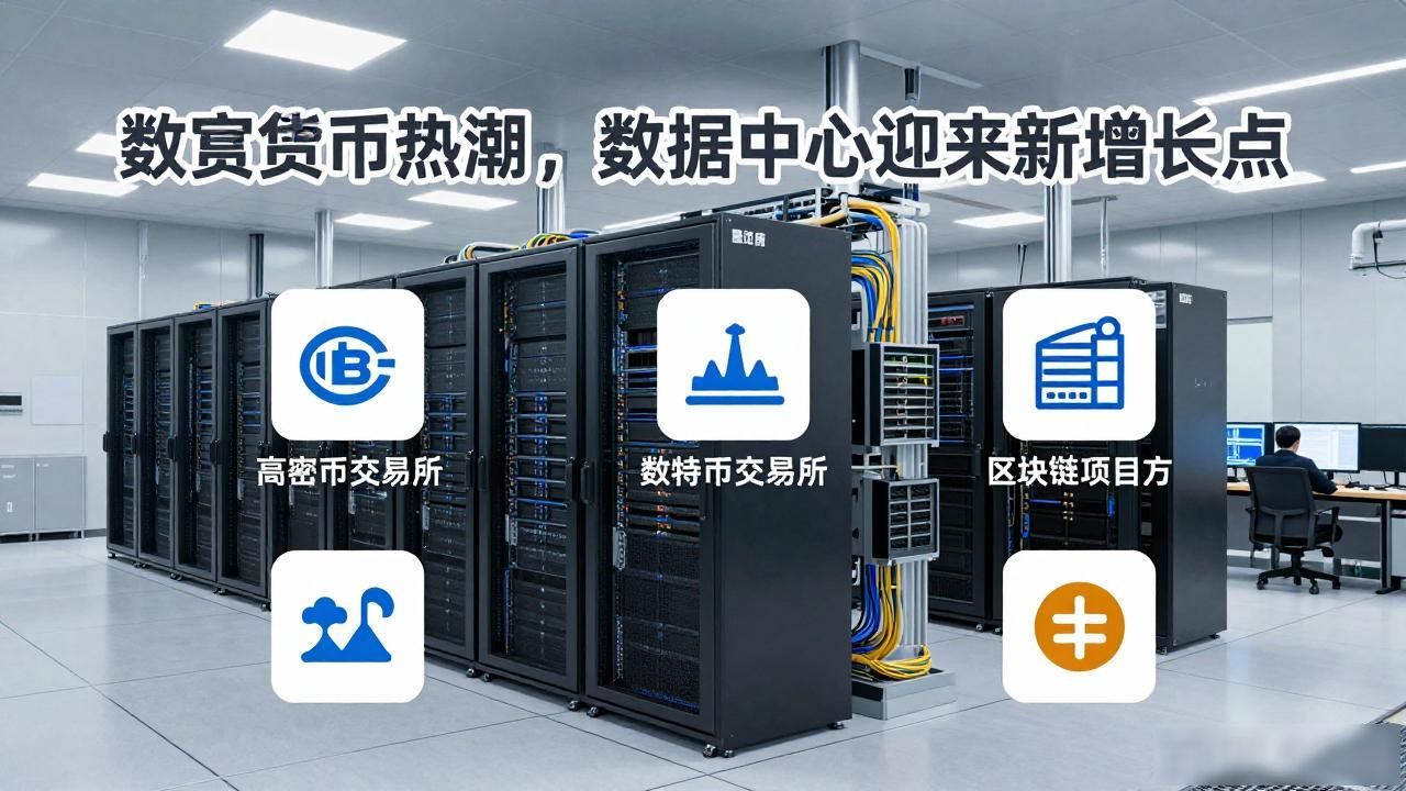 数字货币热潮，数据中心迎来新增长点
