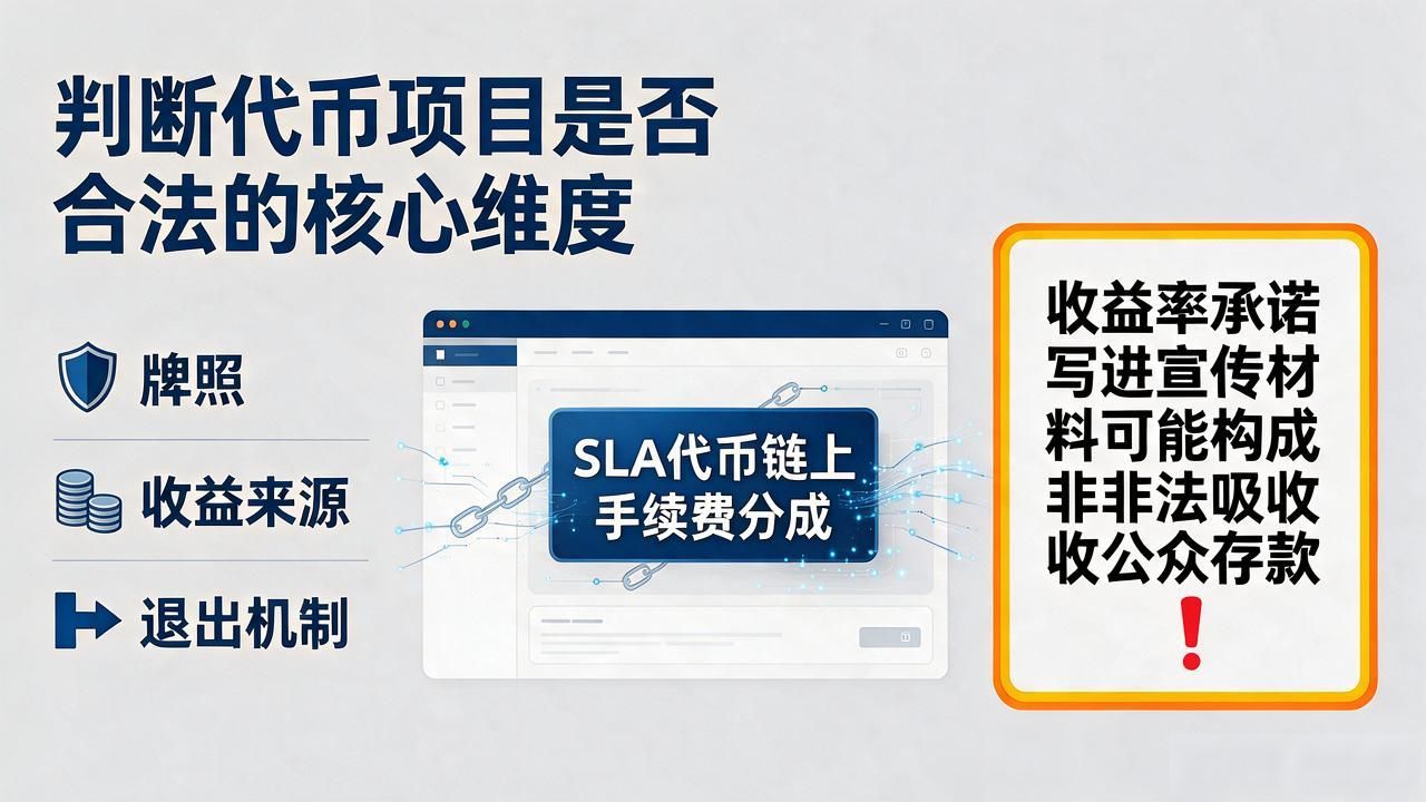 SLA币到底犯不犯法？普通人能不能碰，说透这件事