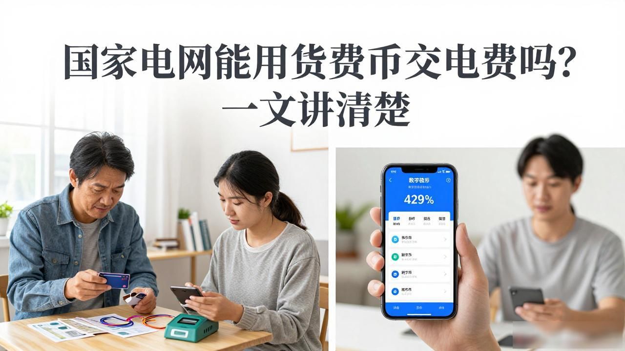 国家电网能用数字货币交电费吗？一文讲清楚