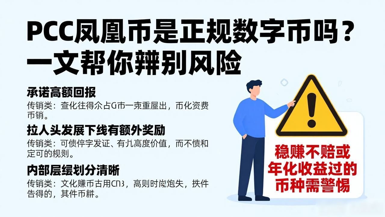 PCC凤凰币是正规数字货币吗？一文帮你辨别风险
