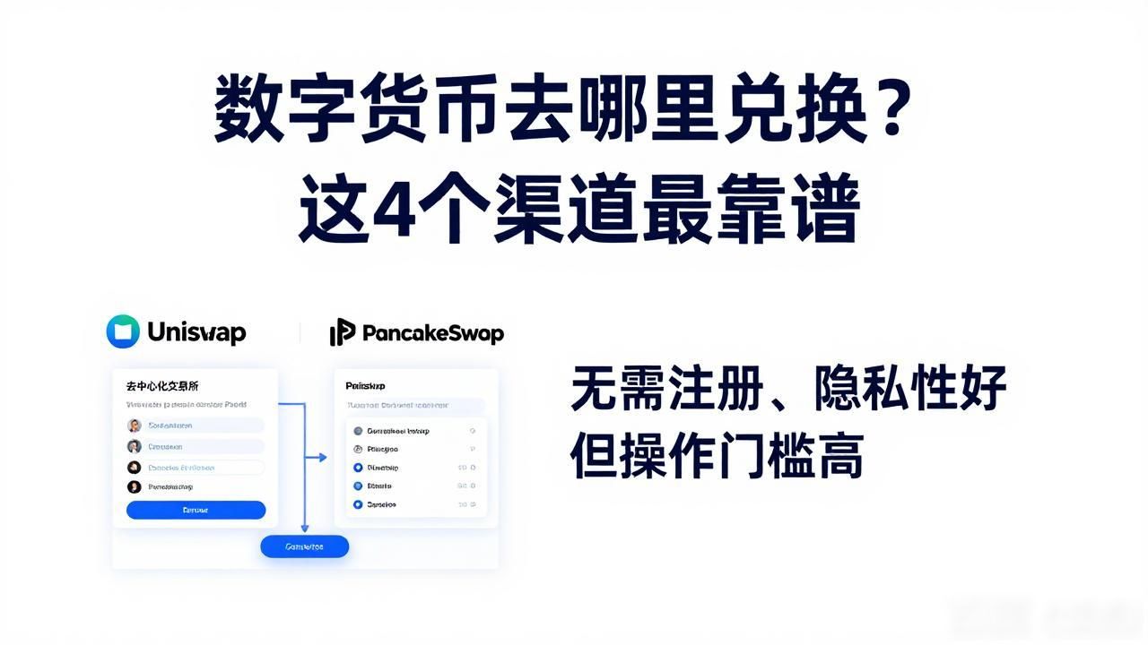 数字货币去哪里兑换？这4个渠道最靠谱
