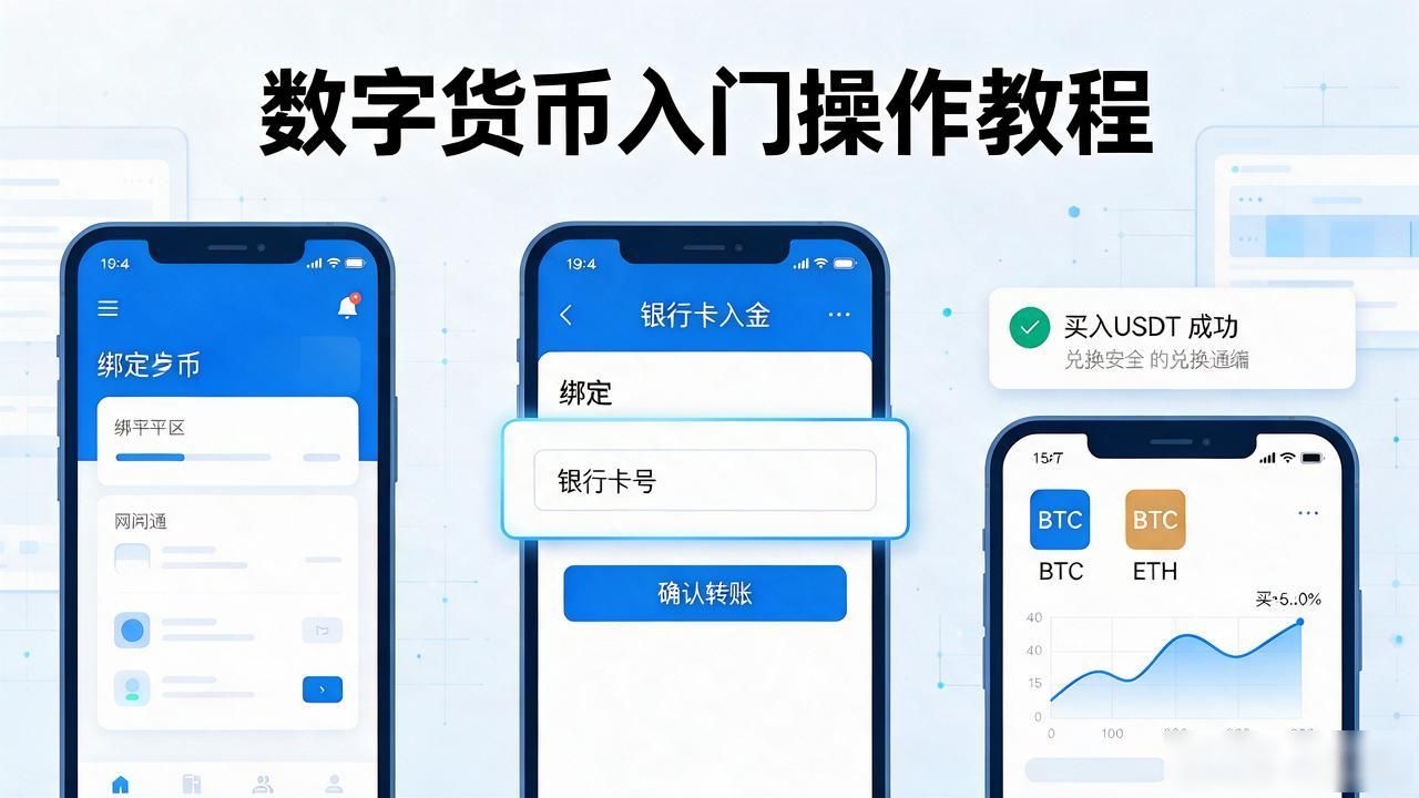 数字货币入门操作教程：新手从注册到交易实操全解