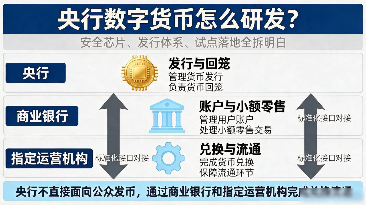央行数字货币怎么研发？安全芯片、发行体系、试点落地全拆明白