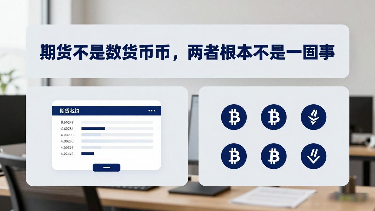 期货不是数字货币，两者根本不是一回事