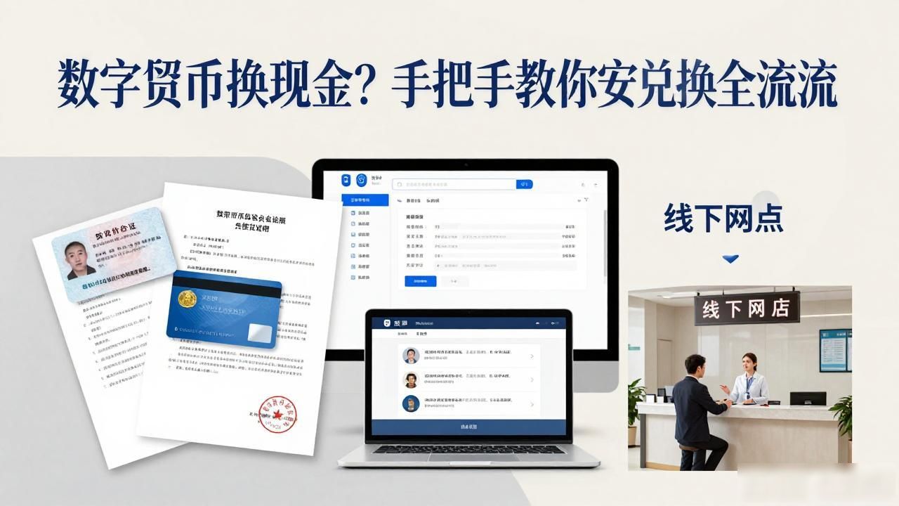 数字货币换现金？手把手教你安全兑换全流程