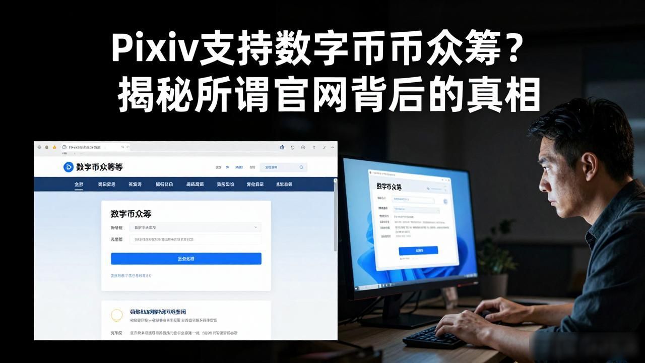 Pixiv支持数字货币众筹？揭秘所谓官网背后的真相