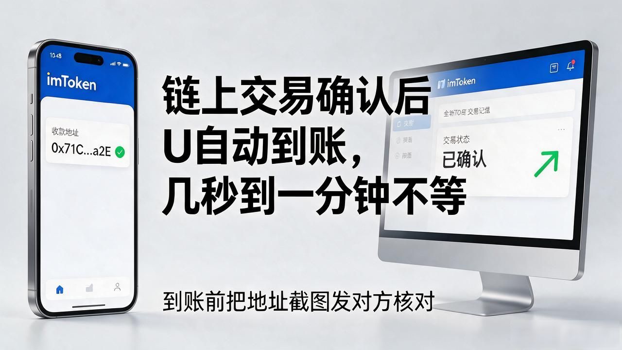imToken收U怎么操作？地址、网络、核对，搞对这三步就行