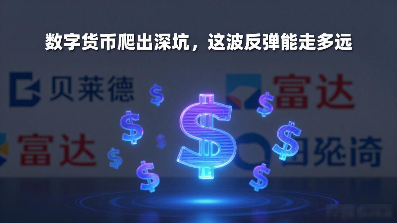 数字货币爬出深坑，这波反弹能走多远