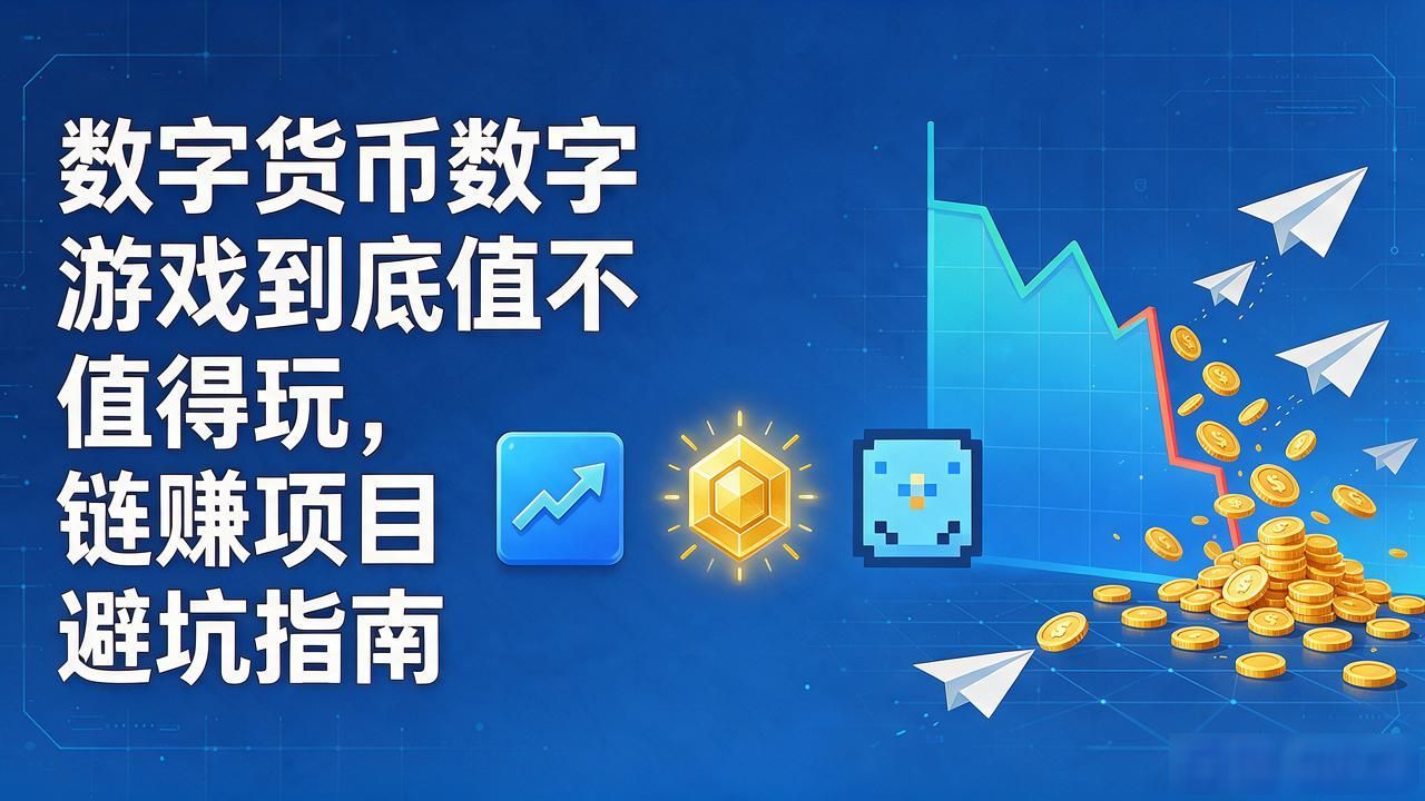 数字货币数字游戏到底值不值得玩，链赚项目避坑指南