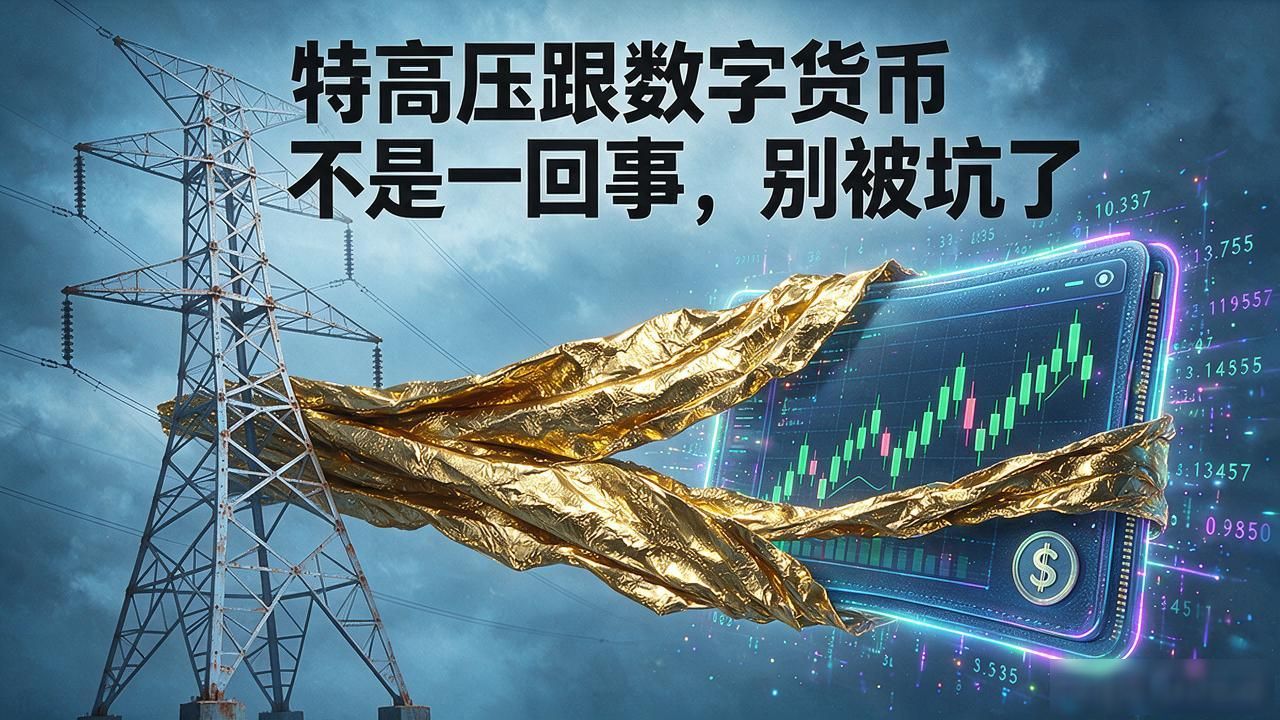 特高压跟数字货币不是一回事，别被坑了