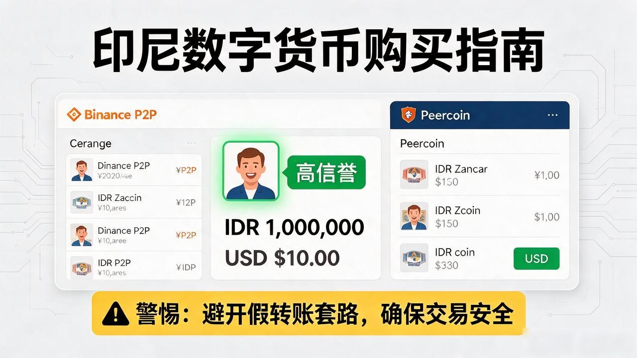 在印尼怎么买数字货币？本地常用的几个渠道一次讲清