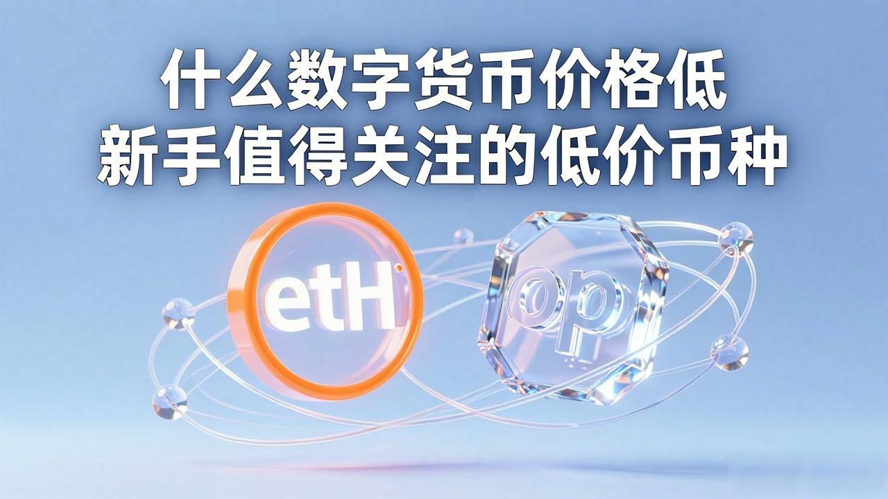 什么数字货币价格低 新手值得关注的低价币种