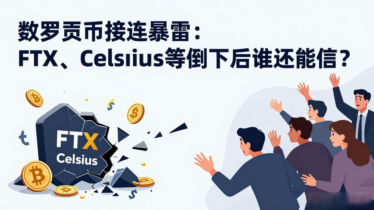 数字货币接连暴雷：FTX、Celsius等倒下后谁还能信？