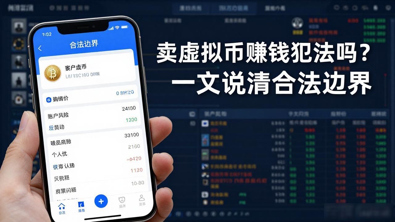 卖虚拟币赚钱犯法吗？一文说清合法边界
