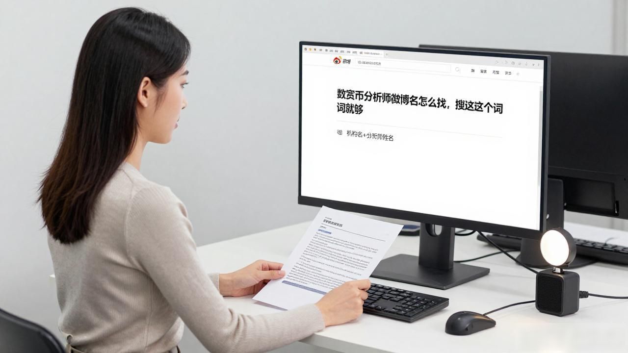数字货币分析师微博名怎么找，搜这几个词就够