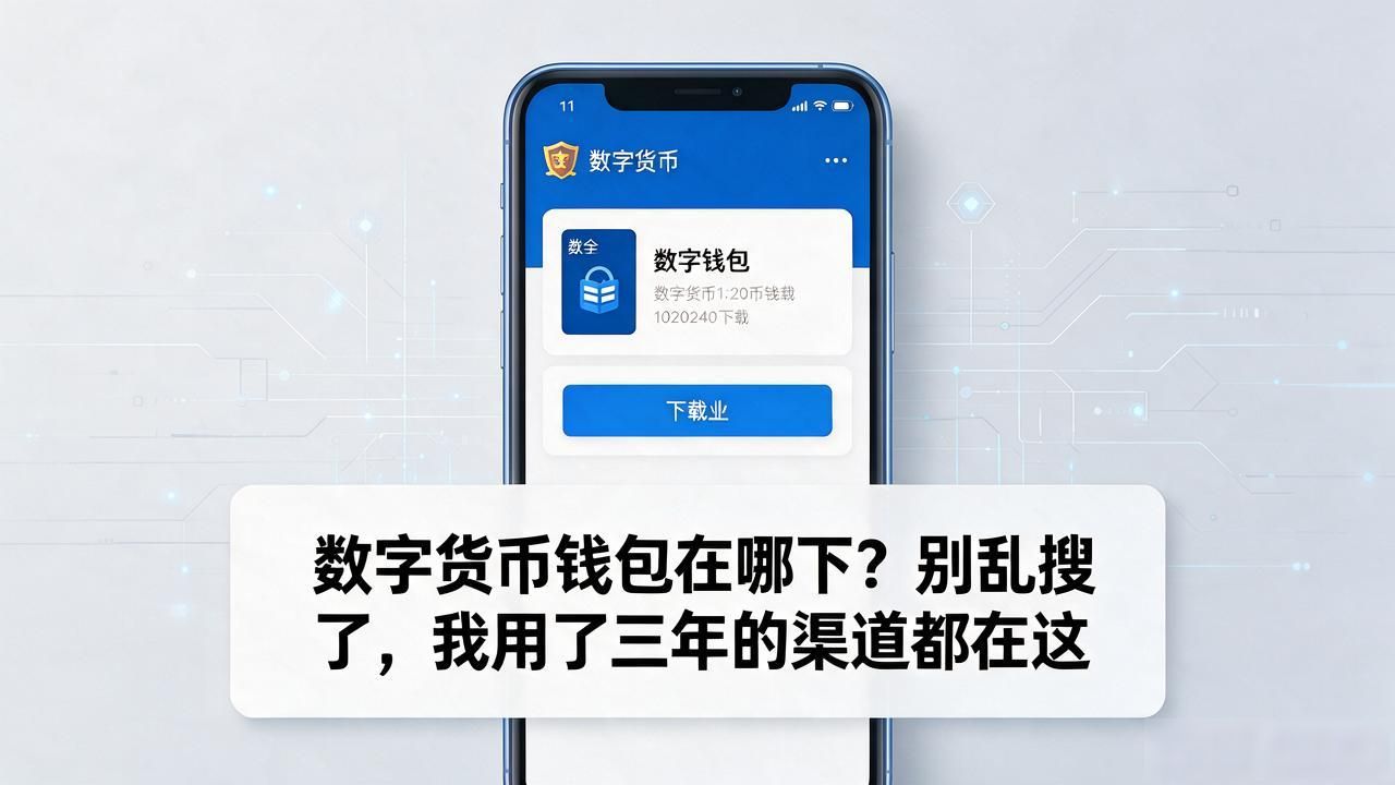 数字货币钱包在哪下？别乱搜了，我用了三年的渠道都在这