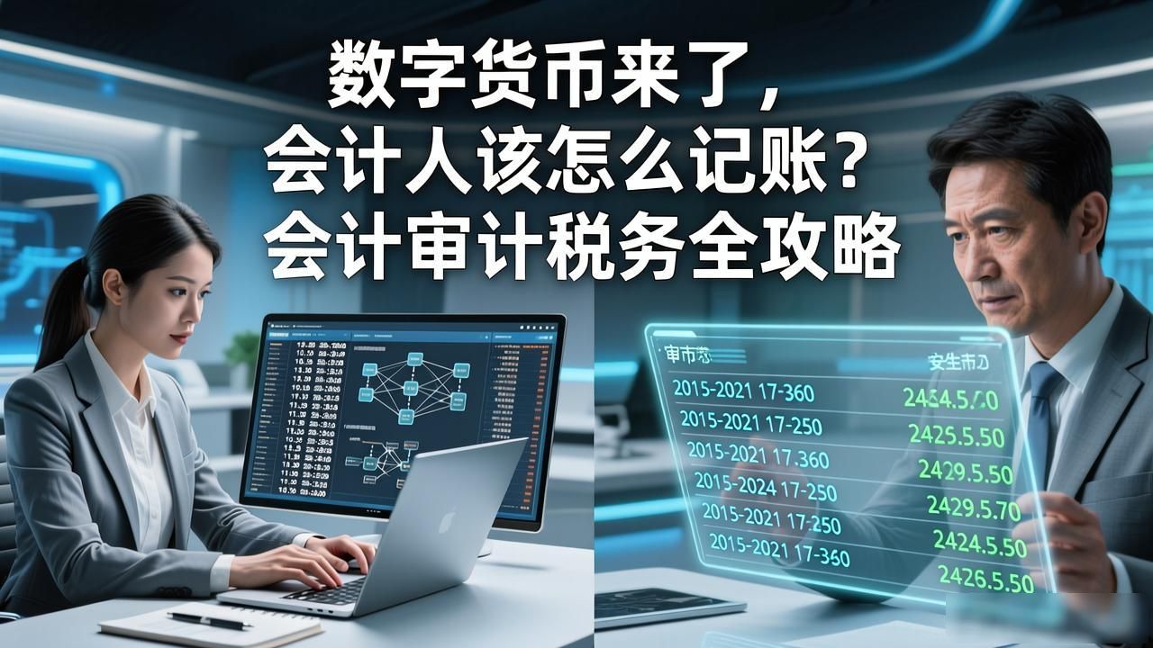 数字货币来了，会计人该怎么记账？会计审计税务全攻略