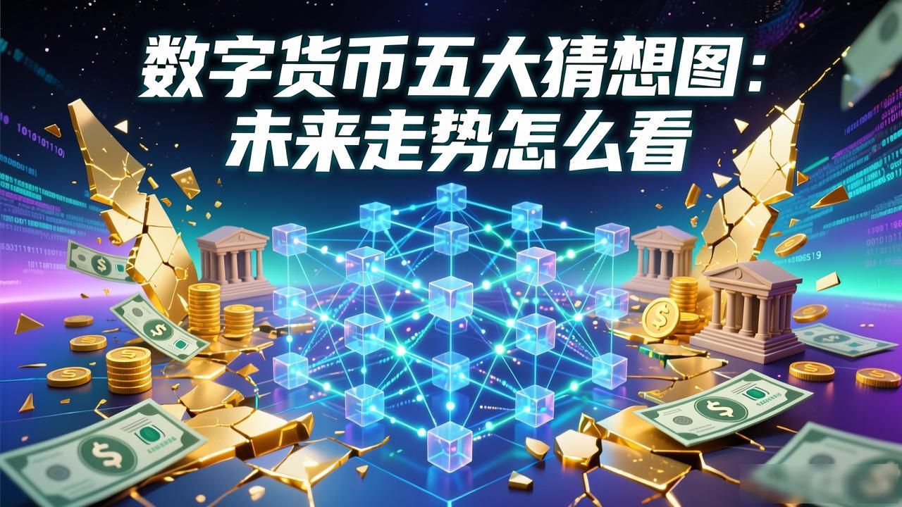 数字货币五大猜想图：未来走势怎么看