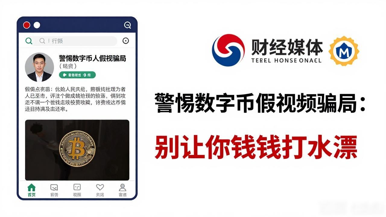 警惕数字货币假视频骗局：别让你的钱打水漂