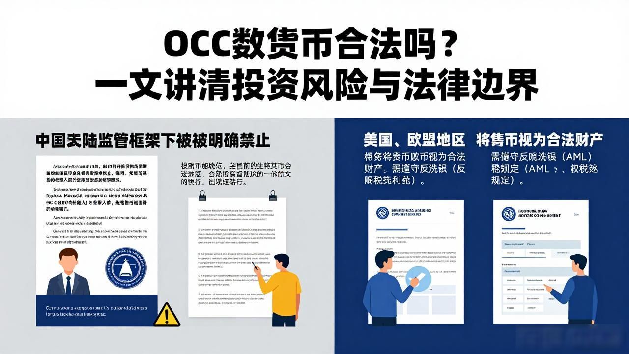 OCC数字货币合法吗？一文讲清投资风险与法律边界