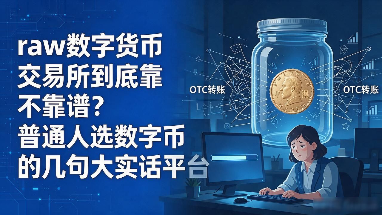 raw数字货币交易所到底靠不靠谱？普通人选数字币平台的几句大实话
