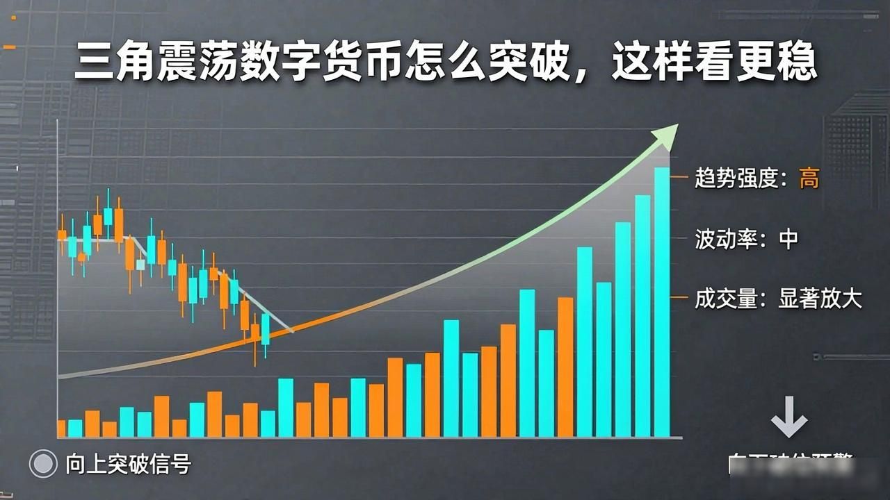 三角震荡数字货币怎么突破，这样看更稳