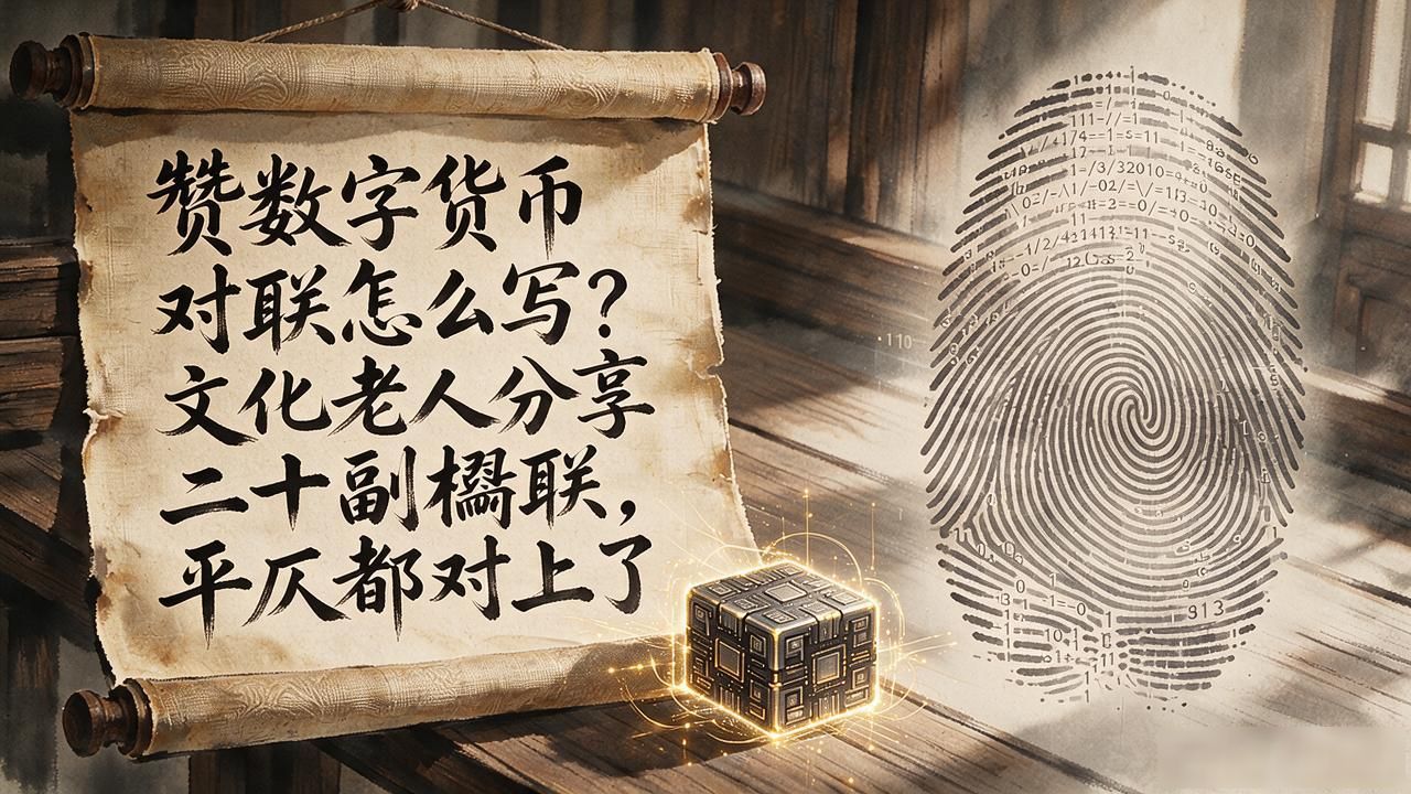 写楹联_数字货币对联_赞数字货币对联