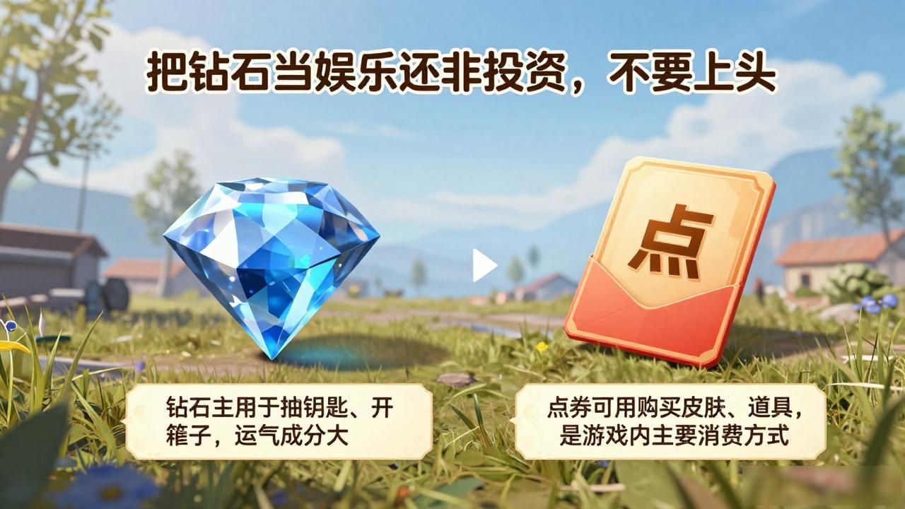 和平精英数字货币_和平精英钻石抽钥匙概率_和平精英点券战令性价比