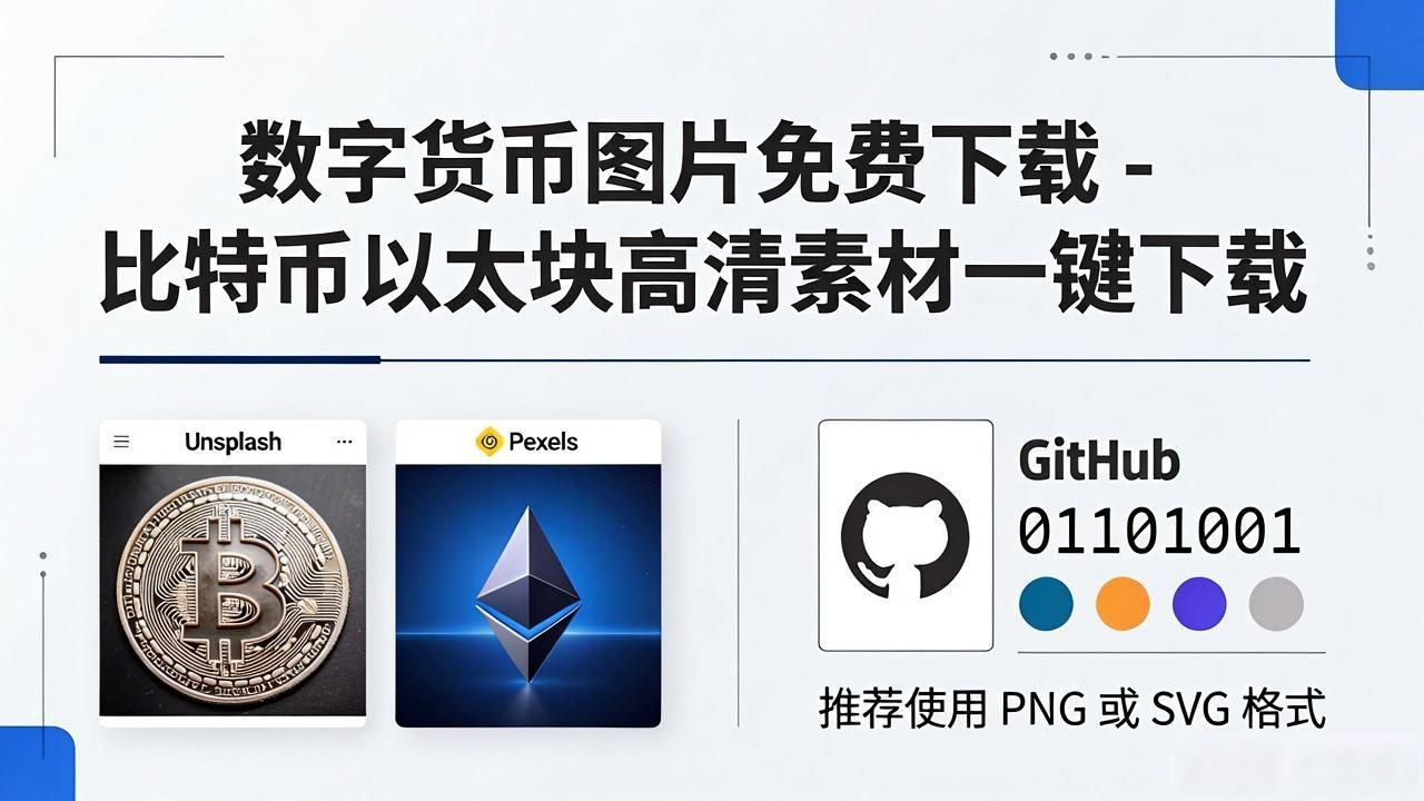 数字货币图片免费下载大全 - 比特币以太坊高清素材一键下载