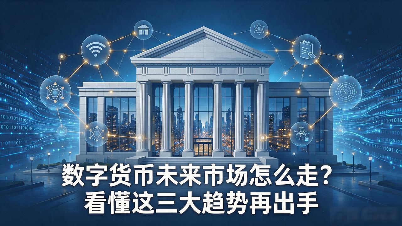 数字货币未来市场怎么走？看懂这三大趋势再出手