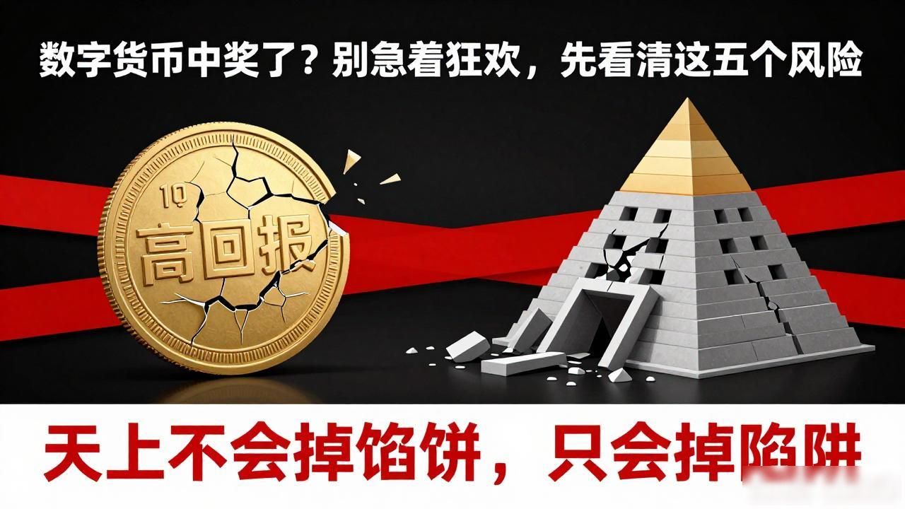 数字货币中奖了?别急着狂欢,先看清这五个风险