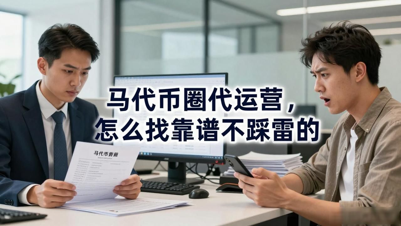 马代币圈代运营，怎么找靠谱不踩雷的