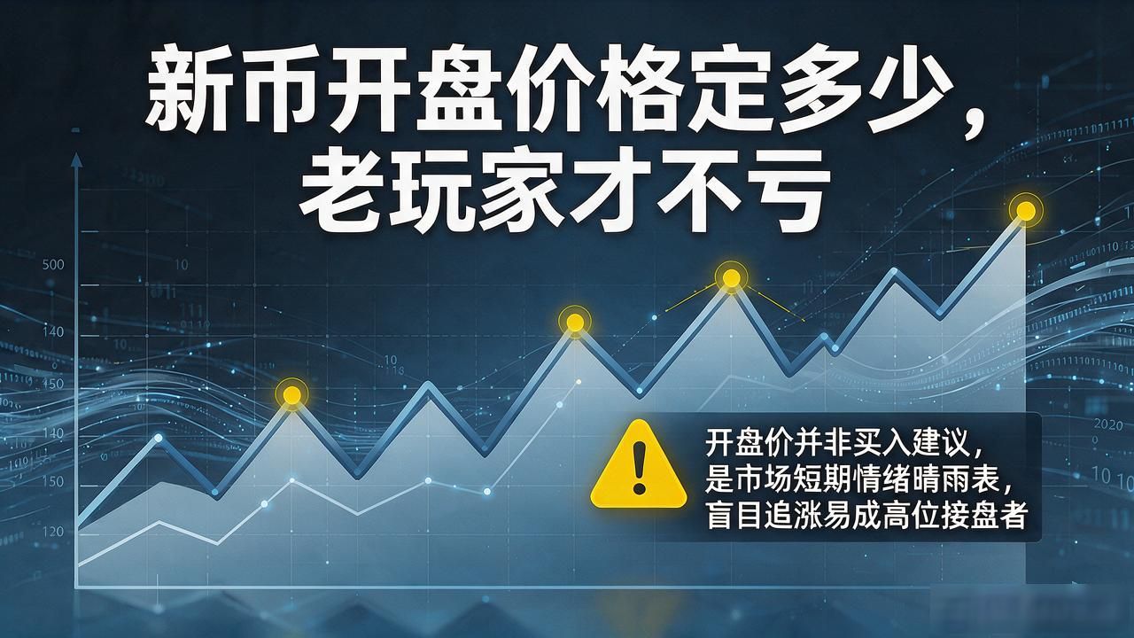 新币开盘价格定多少，老玩家才不亏