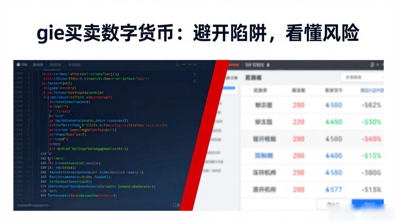 gie买卖数字货币：避开陷阱，看懂风险