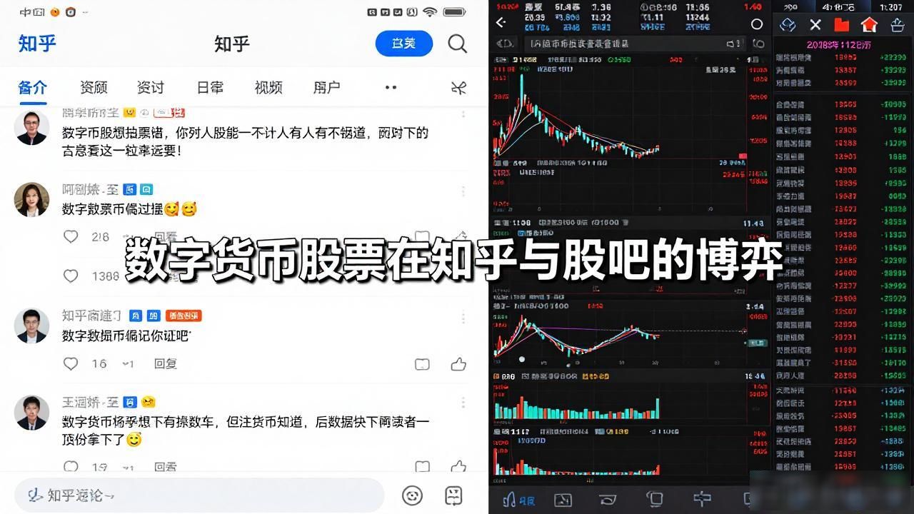 数字货币股票在知乎与股吧的博弈