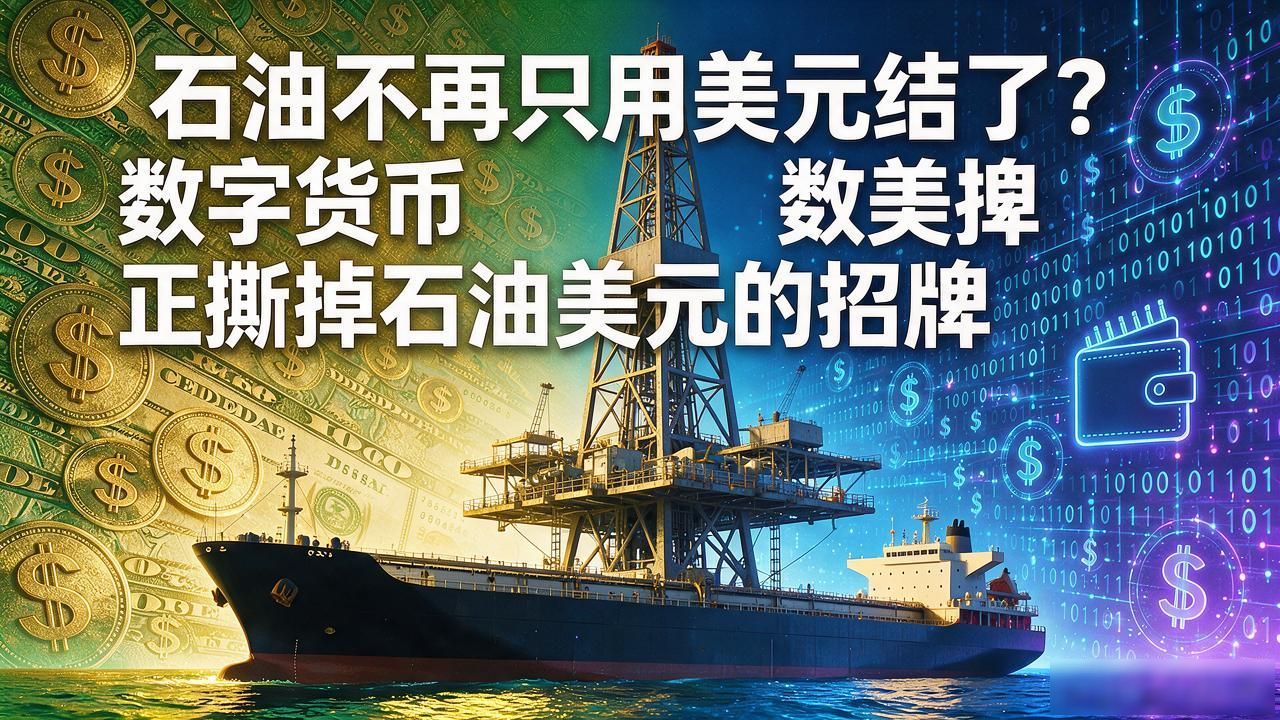 石油不再只用美元结了？数字货币正撕掉石油美元的招牌