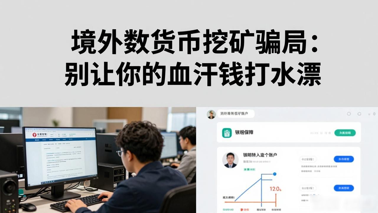 境外数字货币挖矿骗局:别让你的血汗钱打水漂