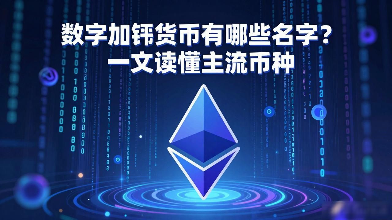 数字加密货币有哪些名字？一文读懂主流币种