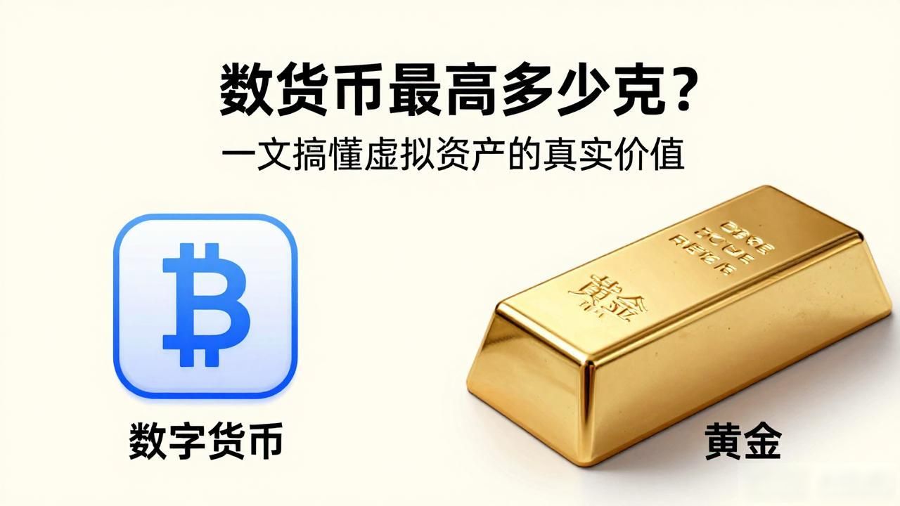 数字货币最高多少克？一文搞懂虚拟资产的真实价值