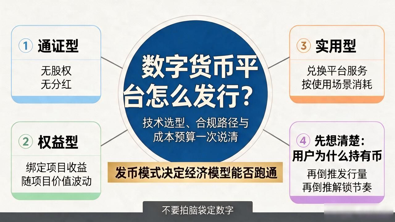数字货币平台怎么发行？把技术选型、合规路径和成本预算一次说清