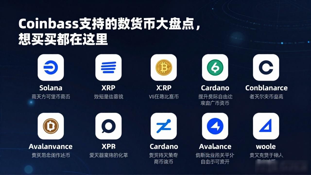 Coinbase支持的数字货币大盘点,想买的都在这里