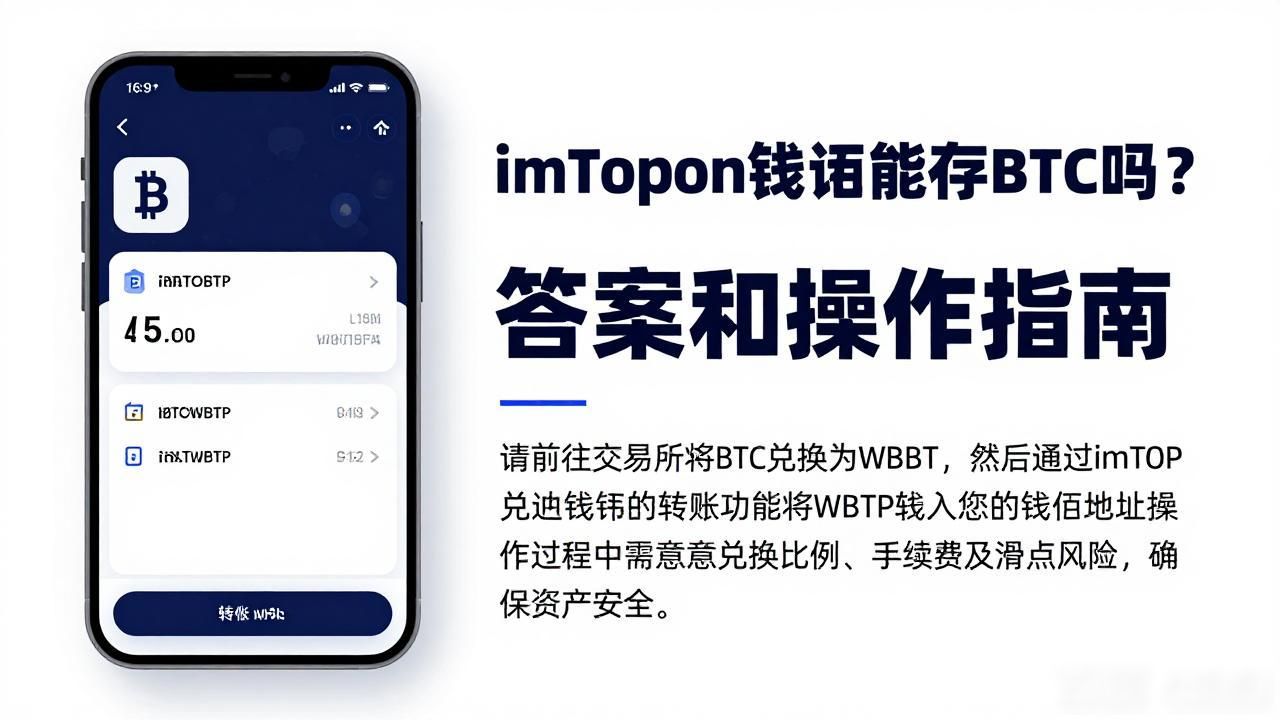 imToken钱包能存BTC吗？答案和操作指南