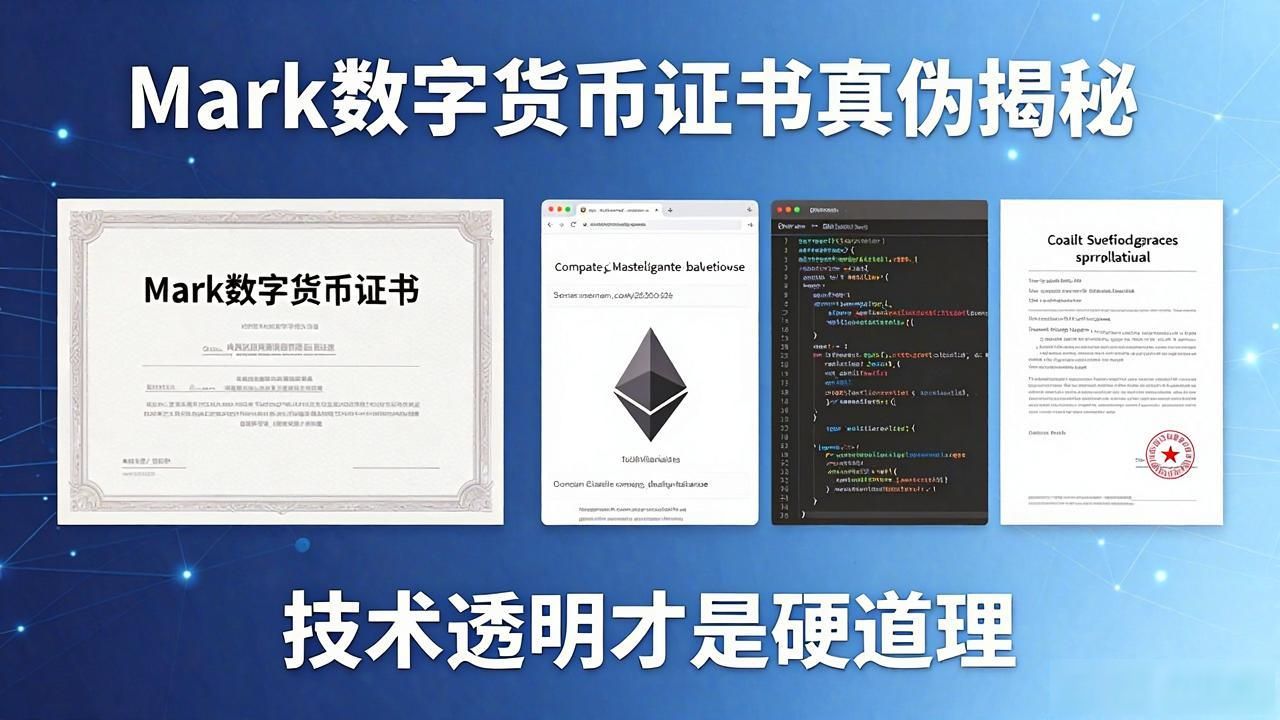 数字货币项目技术透明_Mark数字货币证书真伪_mark数字货币的证书是真的吗