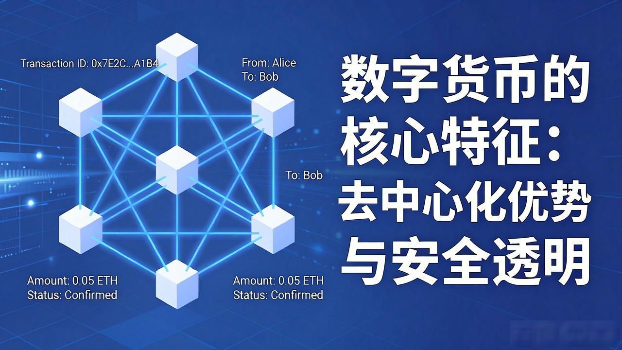数字货币的核心特征：去中心化优势与安全透明