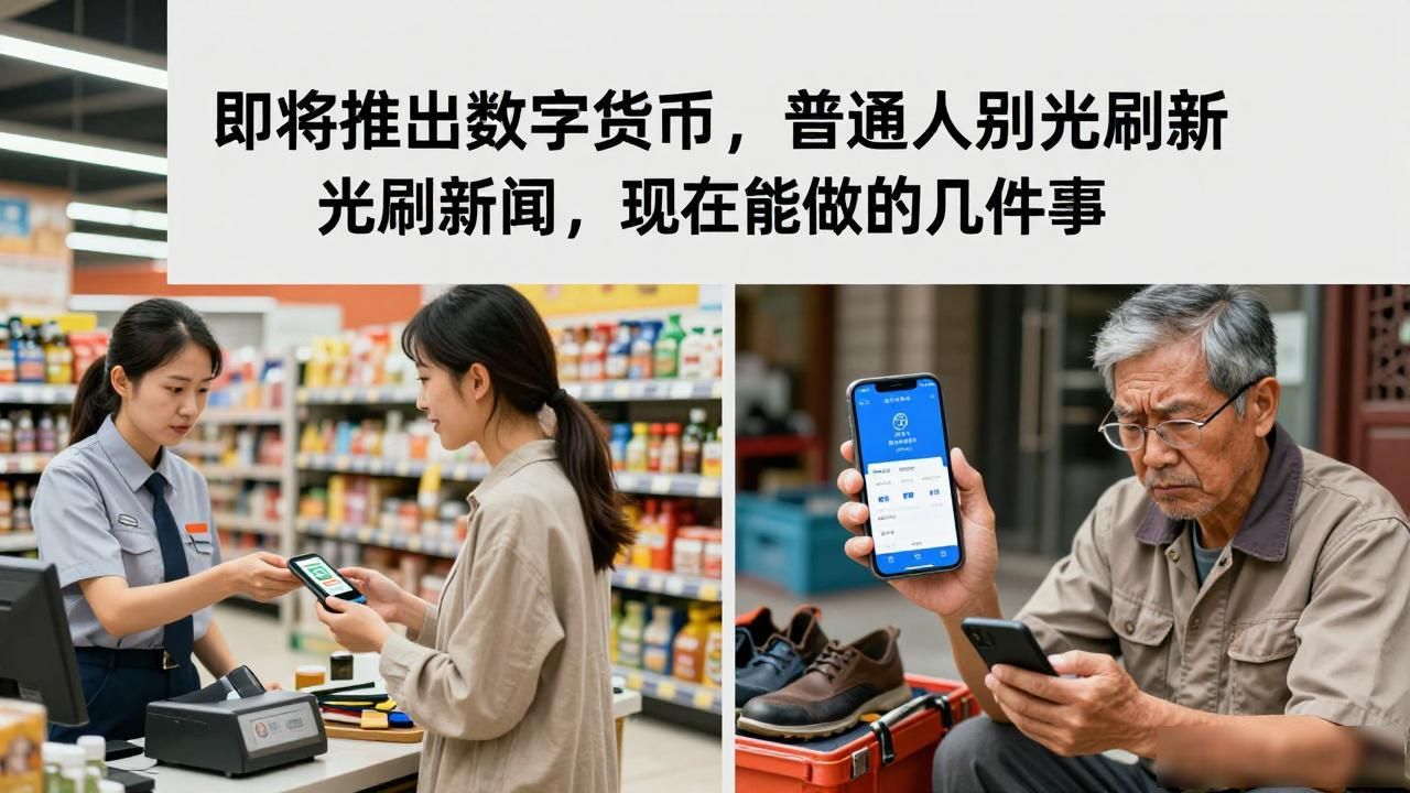 即将推出数字货币，普通人别光刷新闻，现在能做的几件事