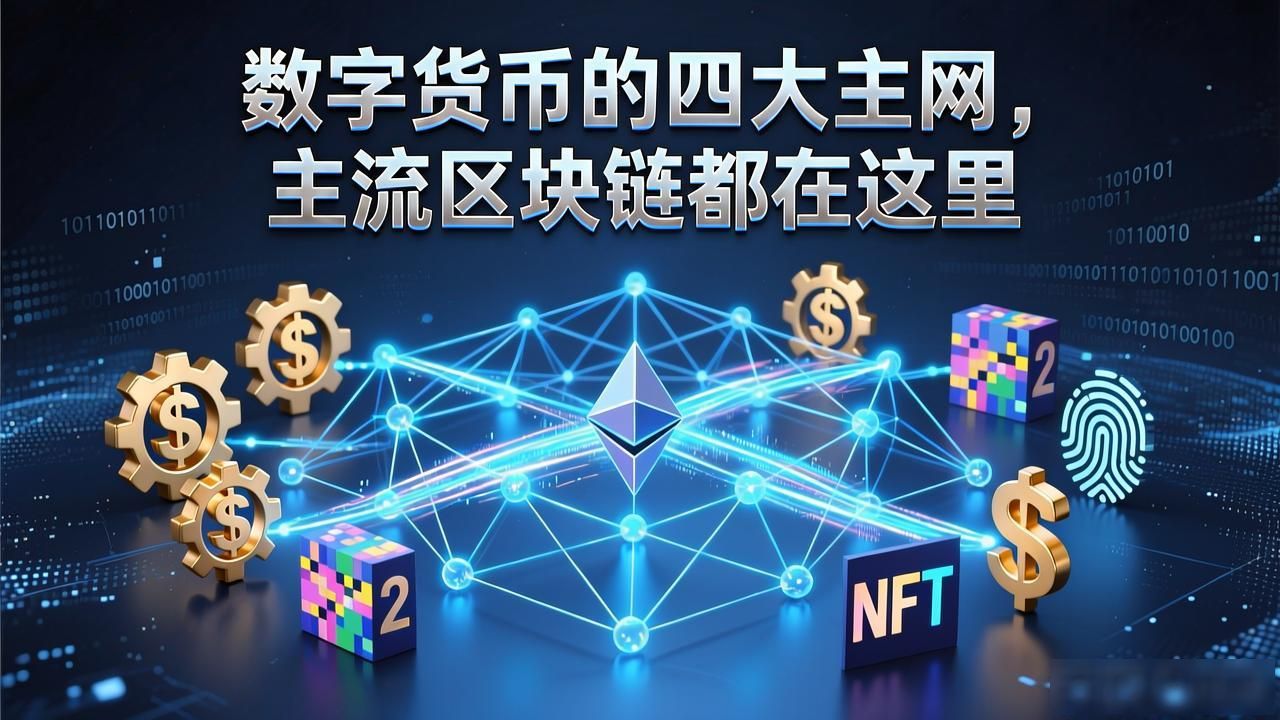 数字货币的四大主网,主流区块链都在这里